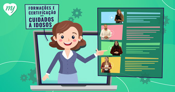 Novidade MySenior - Formações e Certificação - Cuidados a Idosos 